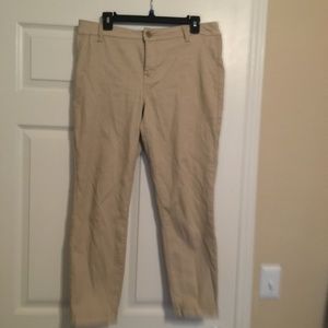 D. Beige Jeans size 12